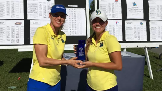 Ashley Dingman Earns Medalist Honors, Blue Hens Finish Second at Delaware Invitational