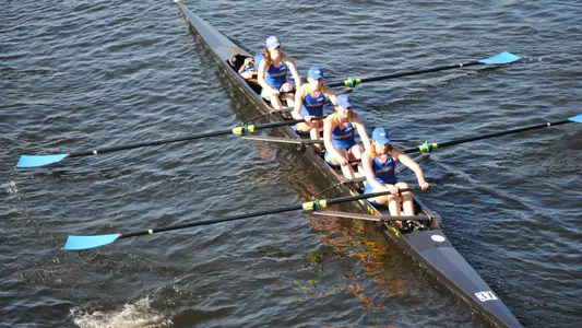 Blue Hens 4+ Boats Find Success at Head of Charles Regatta