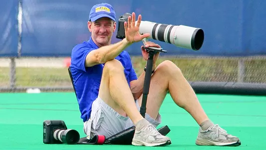 Focusing On His Passion: Mark Campbell Serves Alma Mater As Delaware's Primary Athletics Photographer