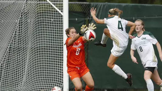 Gunderson Scores, but Blue Hens Fall in Double Overtime at William & Mary