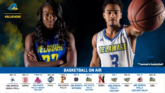 Delaware Basketball Announces 12-Game Television Schedule for 2017-18 Season