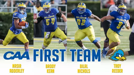 Blue Hens Place 11 on All-CAA Football Squads; Colby Reeder Named Defensive Rookie of the Year