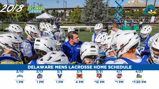 Delaware Men's Lacrosse Announces Challenging 2018 Schedule