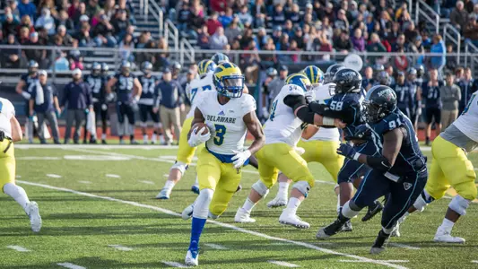 Colby Reeder's Scoop and Score Off Fumbled Punt Return Pushes Hens to Crucial 31-17 Win over Maine