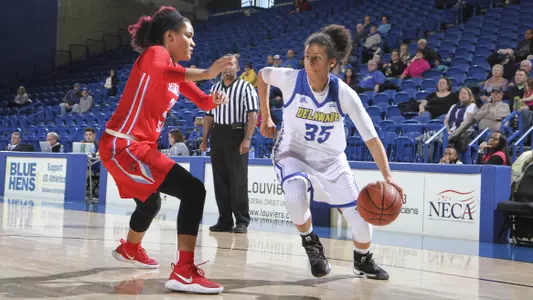 Hens Cruise to 84-49 Triumph Over Delaware State
