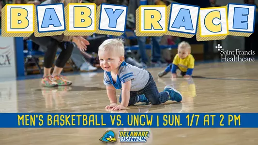 Delaware Basketball to Host Second Annual Baby Race on Sunday, January 7