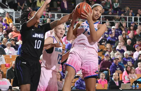 Second Half Woes Hinder Hens in 77-42 Loss at James Madison