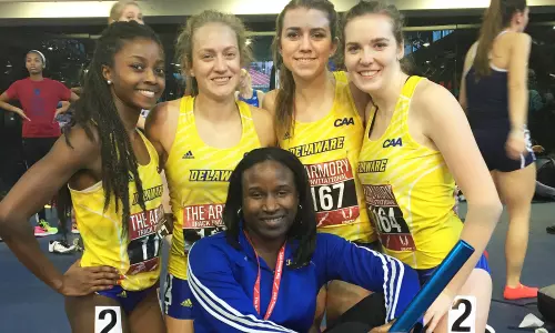 Delaware Closes Weekend at Armory Invitational; 4 x 800 Meter Relay Sets School Record