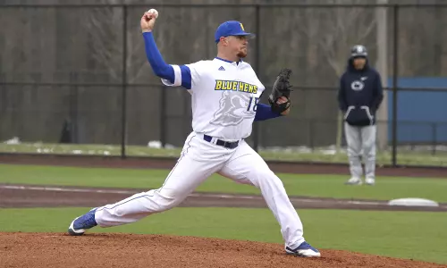 Walter's Career Day, Strong Pitching Propels Blue Hens to Doubleheader Sweep of Penn State
