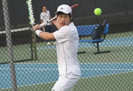Men’s Tennis Splits Day with Loss at SCSU, Win at The Citadel