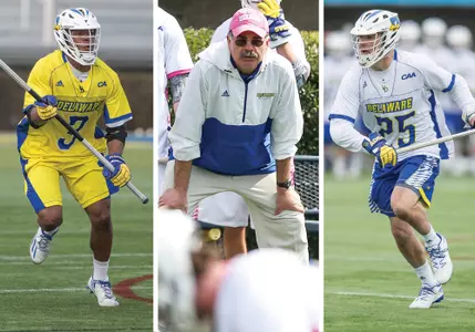 Five Blue Hens Honored on CAA Men's Lacrosse Teams; Shillinglaw Named Coach of the Year