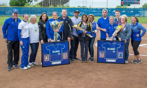Blue Hens Celebrate Senior Day, Keep Playoff Hopes Alive With Doubleheader Sweep of UNCW