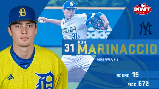 Delaware Righty Ron Marinaccio Selected by Yankees in the 19th Round of 2017 MLB Draft