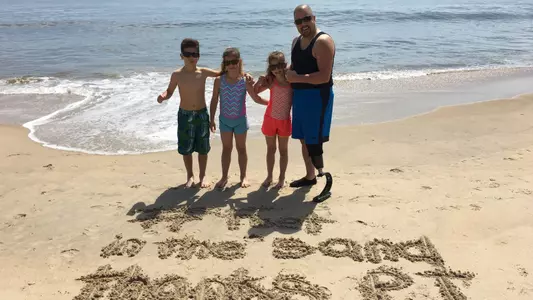 BCC Athletics Event Staff Member Vinny Cardinale Doesn't Let Leg Prosthesis Slow Him Down