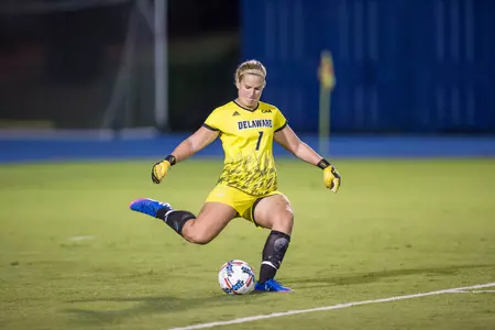 Rekos Shines, but Early Goal Pushes Northeastern Past Delaware