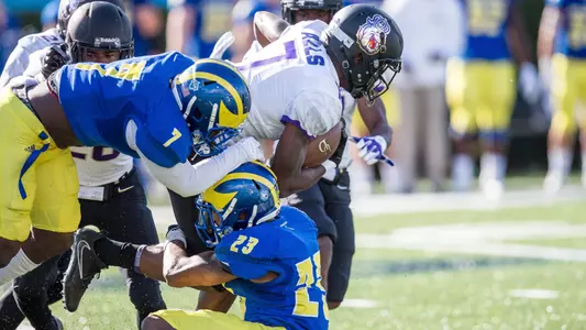 Blue Hens Start Strong Before Dropping CAA Opener to Top-Ranked James Madison 20-10
