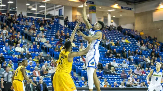 Delaware Holds Off Drexel For 72-66 CAA Victory Over Rival Dragons