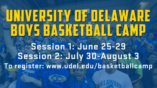 Registration Available For University of Delaware Boys Basketball Camps
