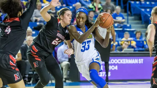 Blue Hens Toppled by Northeastern, 64-53