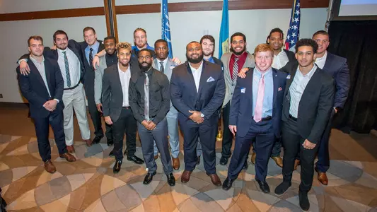 Seniors Honored At Annual Blue Hen Touchdown Club Banquet