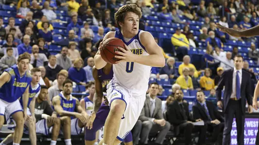 Delaware Rallies Late For Dramatic 68-66 Victory Over James Madison on Senior Day