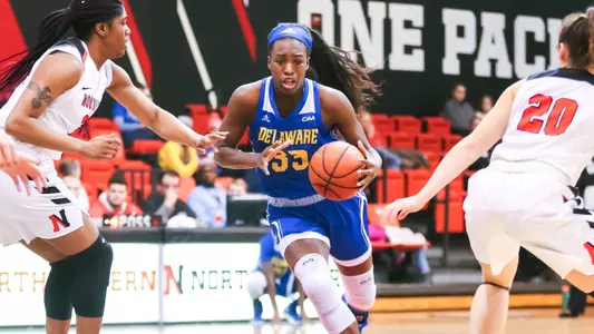 Northeastern Trips up Delaware, 73-59