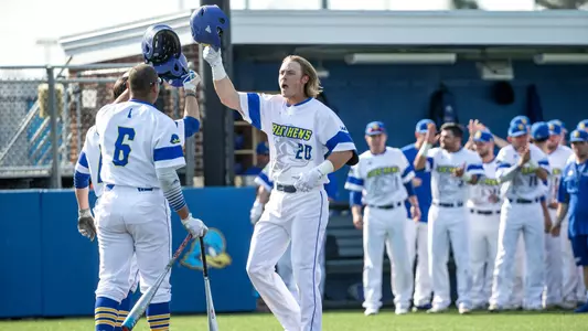 Patten's Blast, Strong Hinton Start Push Blue Hens to 5-3 Victory Over UNCW