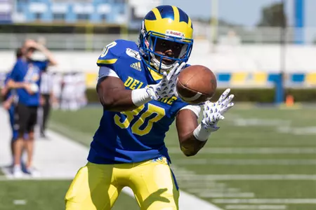 Brandon Dennis catch on sideline