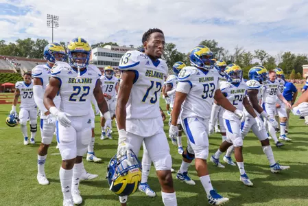 Frederick Durham walking into stadium