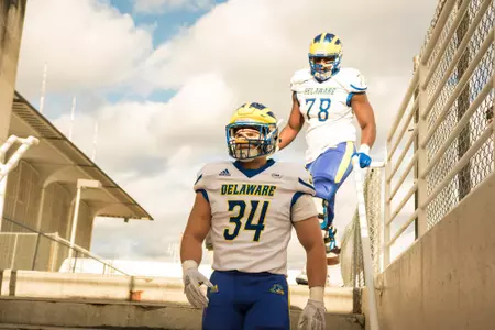 James McHugh walking into stadium