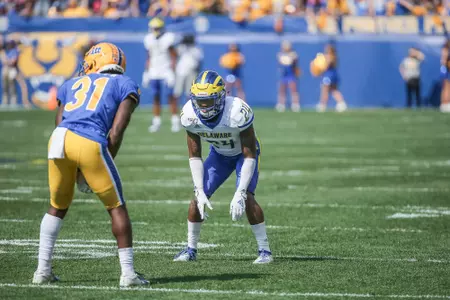 D'Juan Moore squared up on line