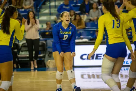 Hanus celebrates