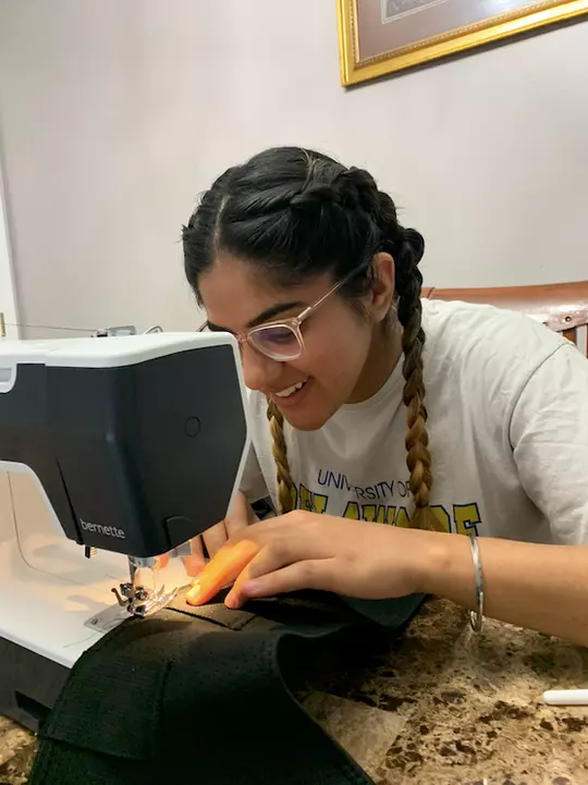 Mandy Rai Sewing Hamstring Device