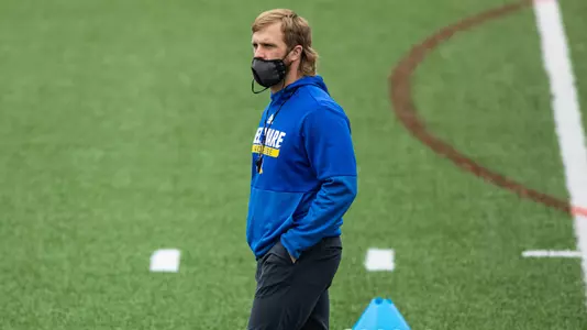 Delaware men's lacrosse assistant coach Trey Wilkes