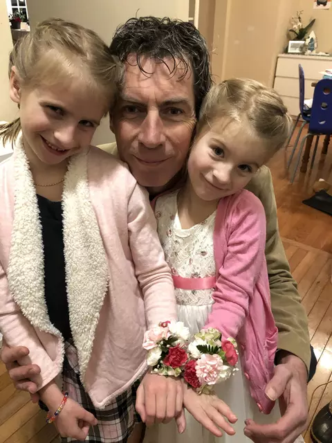 rolf with daughters