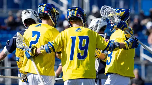 Men's Lacrosse vs. Monmouth Huddle 2022