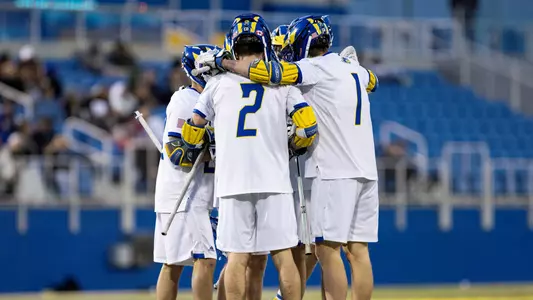 Men's Lacrosse vs. Johns Hopkins Huddle