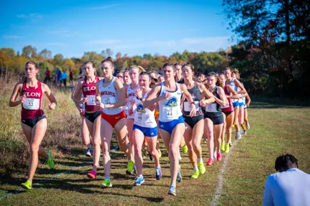 Molly Lashley and Danielle Eshelman at CAA Championships