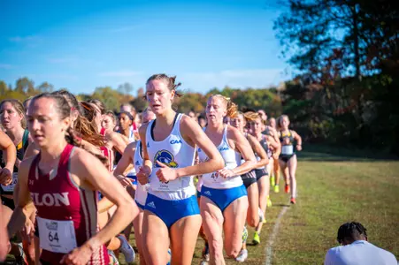 Marissa Dailey and Nicole Re at CAA Championships