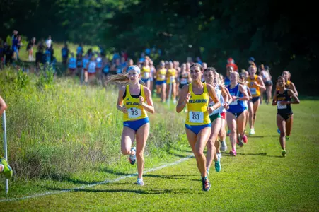 Leah Clear and Anna Pryor at Spider Alumni Open