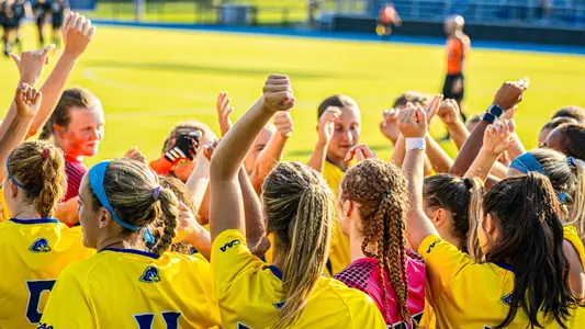 Women's Soccer Celebration