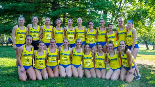 Cross Country competing at Delaware Invitational at White Clay Creek State Park 5K course