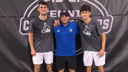 Nathan Perrone Euan Mackenzie Tobey Lock at NCAA Tournament