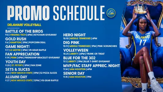 2025 VB Promo Schedule