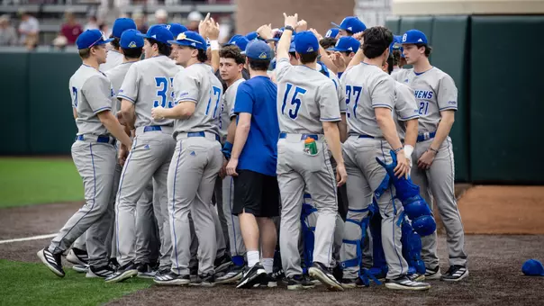 Baseball huddle