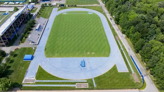 Drone aerial images of buildings and facilities on the UD Athletics Complex.
Pictured:
- Stuart and Suzanne Grant Stadium (NS112)