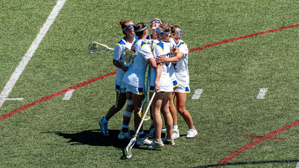 Women's Lacrosse Goal Celebration vs. Coastal Carolina
