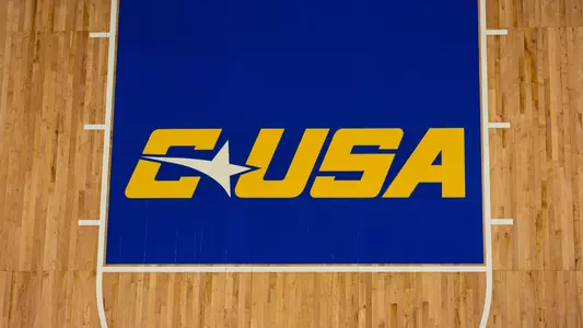 CUSA logo on Arena Floor