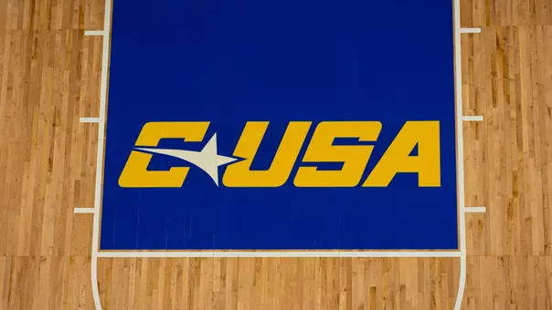 CUSA logo on Arena Floor
