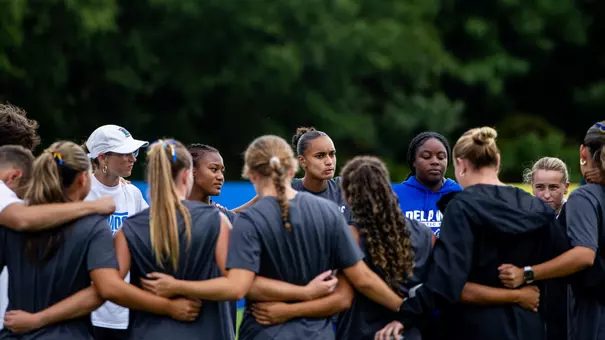 Women's Soccer Huddle